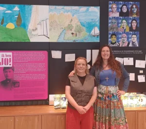Bijzonder bezoek bij onze tentoonstelling