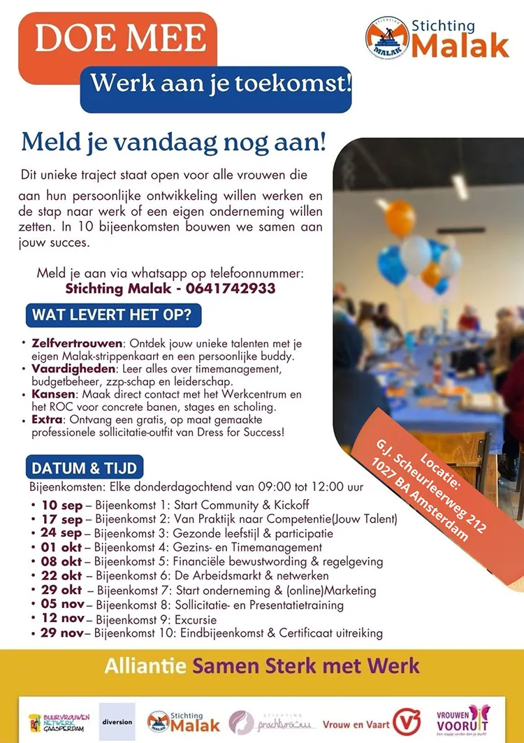 Werk aan je toekomst!