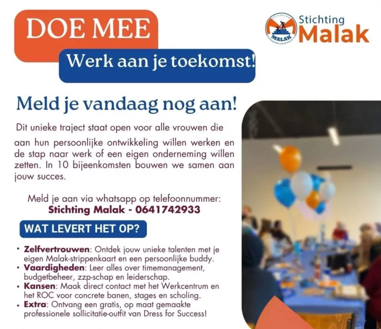 Werk aan je toekomst!